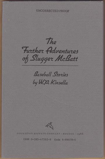 Image for The Further Adventures of Slugger McBatt. Baseball Stories.