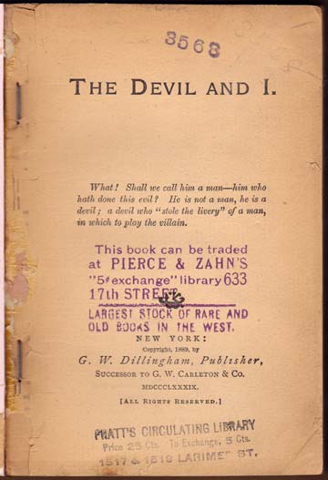 Image for The Devil And I.