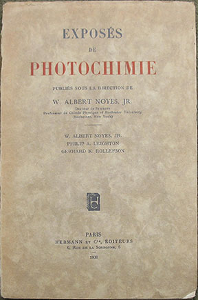 Image for Exposes de Photochimie. Publies sous la direction de W. Albert Noyes, Jr.