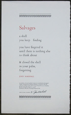 Image for Salvages.