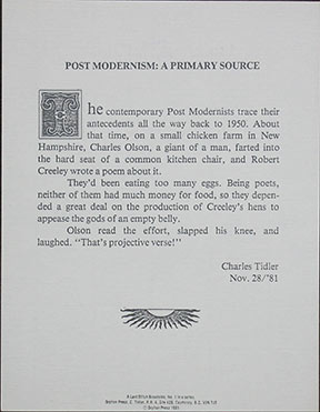 Image for Post Modernism: A Primary Source.
