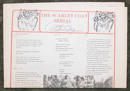 Image for The Scarlet Coat Serial. story of the North West Mounted Police.