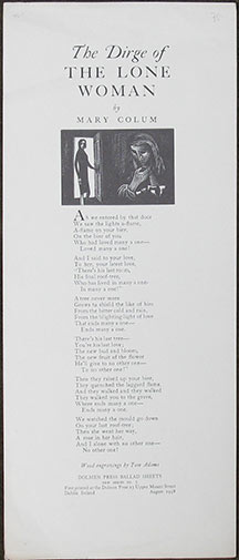 Image for The Dirge of The Lone Woman.