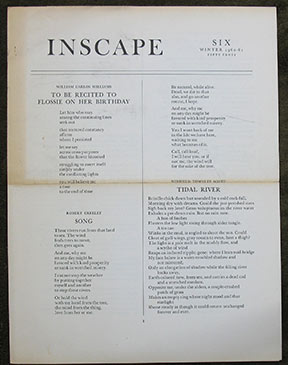 Image for INSCAPE. Six. Winter 1960-61.