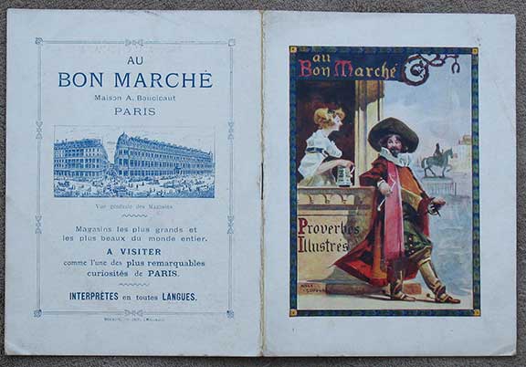Image for au Bon Marche. Proverbes Illustres.