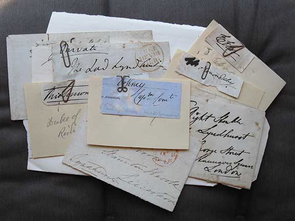 Image for A collection of 19 autographs and signatures of 19th century luminaries, clipped from old letters and documents.