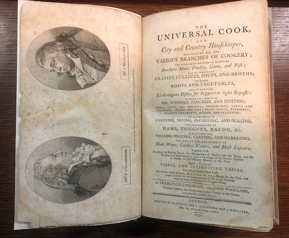 Image for The Universal Cook, and City and Country Housekeeper. Containing all the Various Branches of Cookery ..... The Whole Embellished with The Heads of the Authors, Bills of Fare for every Month .... elegantly engraved on fourteen Copper-Plates.