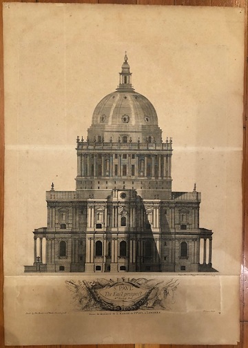 Image for Three Architectural Prints of St. Paul's Cathedral.