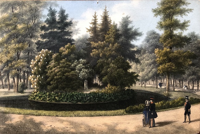 Image for Berlin. Die Louiseninsel im Thiergarten / L'ile Louise, au parc.