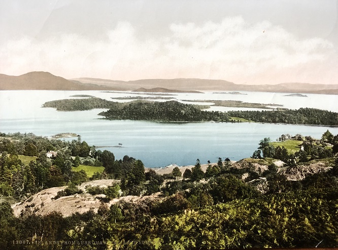 Image for Islands From Luss Quarries, Loch Lomond. 13007.