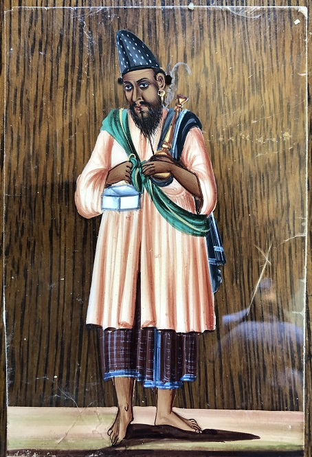 Image for Miniature Painting on Mica of a Musalman Priest.