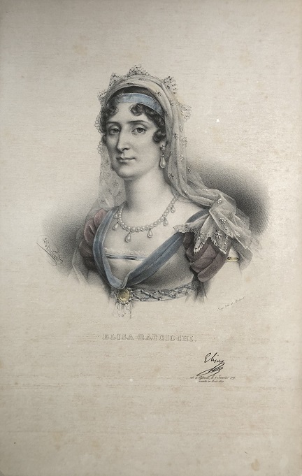 Image for ELISA BACCIOCHI. [Portrait of Maria Anna (Marie Anne) Elisa Bonaparte Baciocchi Levoy]