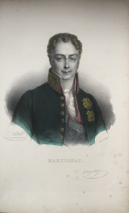 Image for MARTIGNAC.  [Portrait of Jean Baptiste Gay, vicomte de Martignac]