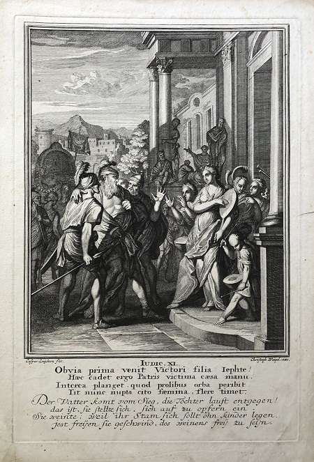 Image for IUDIC. XI.  Obvia prima venit Victori filia Iephte.