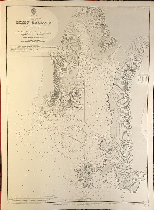 Image for North America - West Coast. Alaska. Dixon Harbour. From the United States Government Chart. 1906. With additions and corrections to 1929.