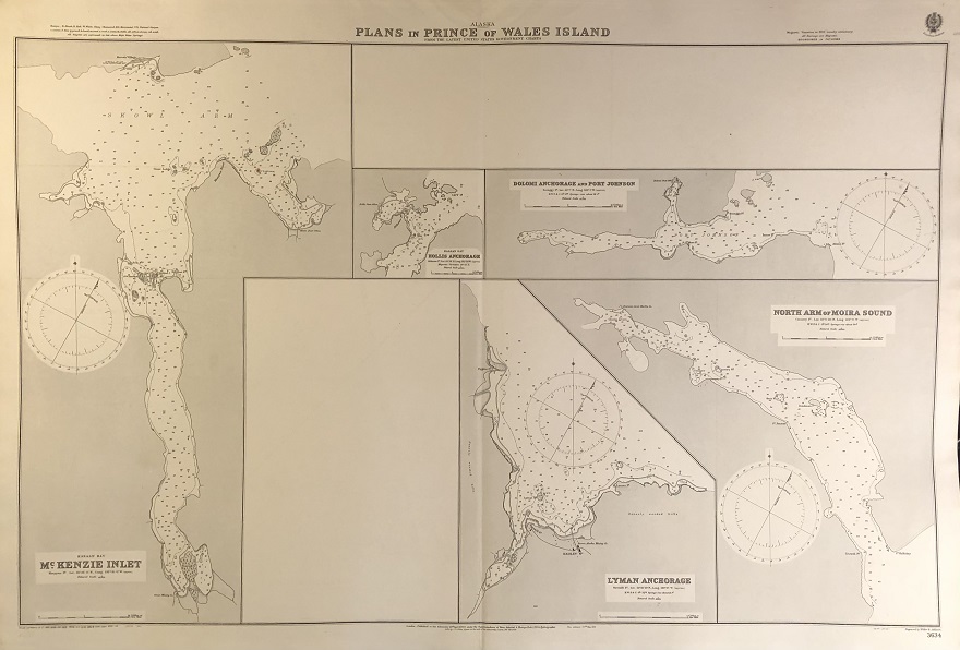 Image for Alaska. Plans in Prince of Wales Island. From the Latest United States Government Charts.