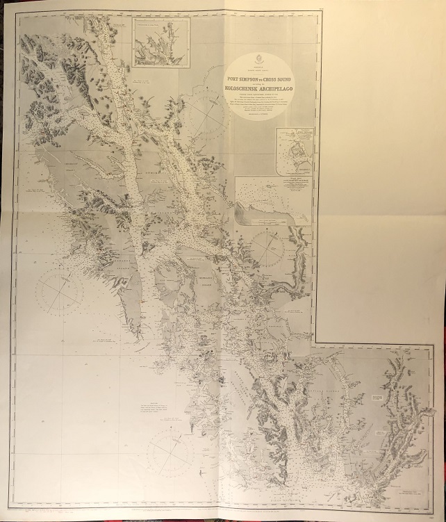 Image for America - North West Coast. Port Simpson to Cross Sound including the Koloschensk Archipelago. Chiefly from Vancouver's Survey in 1792. With corrections from a Russian Chart published in 1853.