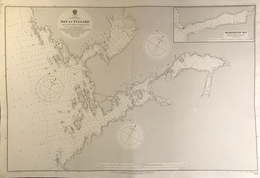 Image for Alaska. Chatham Strait. Bay of Pillars. From the latest United States Government Chart, 1907.