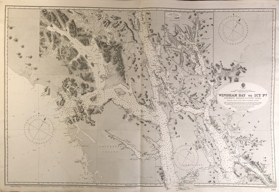 Image for North America - West Coast. Alaska - Alexander Archipelago. Windham Bay to Icy Pt.  Stephens Passage and Lynn Canal. From the Latest United States Government Surveys.