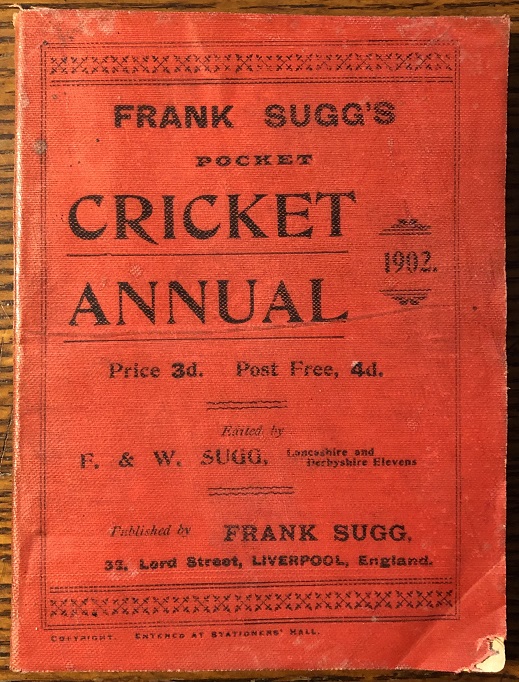 Image for Frank Sugg's Cricket Annual. Edited by Frank & Walter Sugg. [Cover Title: Frank Sugg's Pocket Cricket Annual. 1902.)