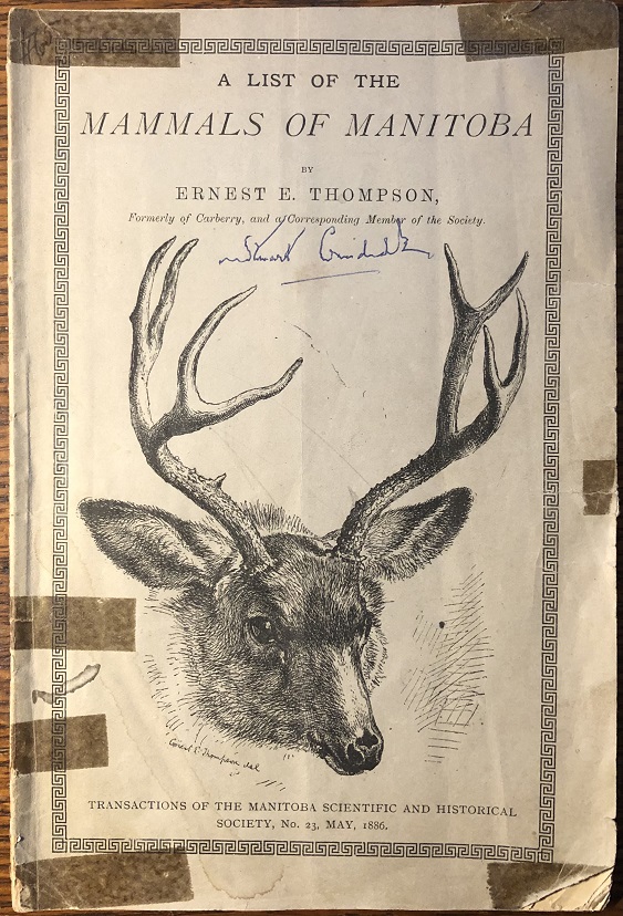 Image for A List Of The Mammals Of Manitoba. By Ernest E. Thompson.