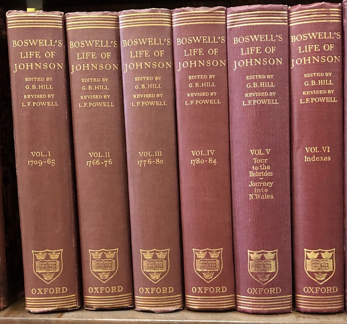 Image for Boswell's Life of Johnson. Together with Boswell's Journey of a Tour to the Hebrides and Johnson's Diary of a Journey into North Wales. Edited by George Birkbeck Hill. Revised and Enlarged Edition by L.F. Powell. In Six Volumes.