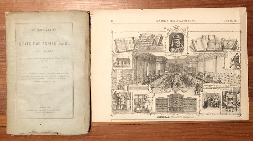Image for Celebration du Quatrieme Anniversaire Seculaire de l'Etablissement de l'Imprimerie en Angleterre par Caxton. Revue de l'Exposition de Livres, Manuscrits, Medailles, etc....