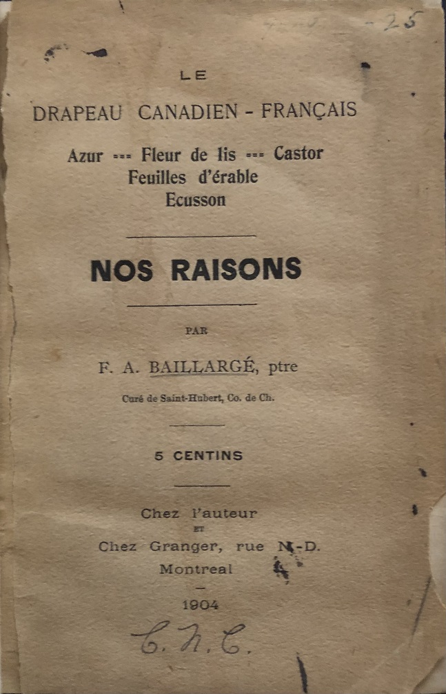 Image for Le Drapeau Canadien - Francais. Azur - Fleur de lis - Castor Feuilles d'erable Ecusson. Nos Raisons.