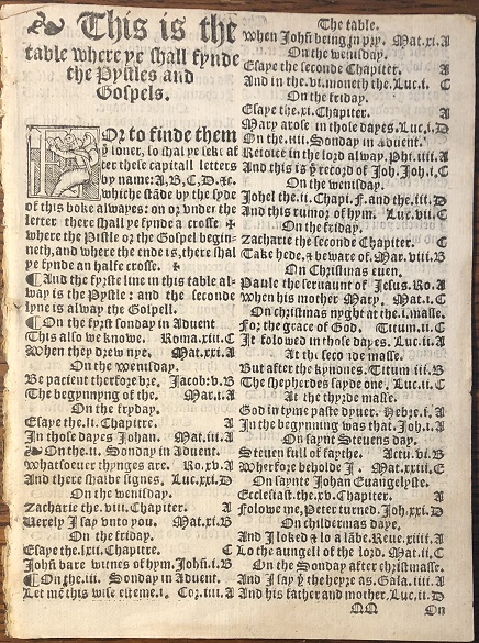 Image for The Newe Testament in Englyshe and in Latin of Erasmus .... [A Fragment: 5 leaves]