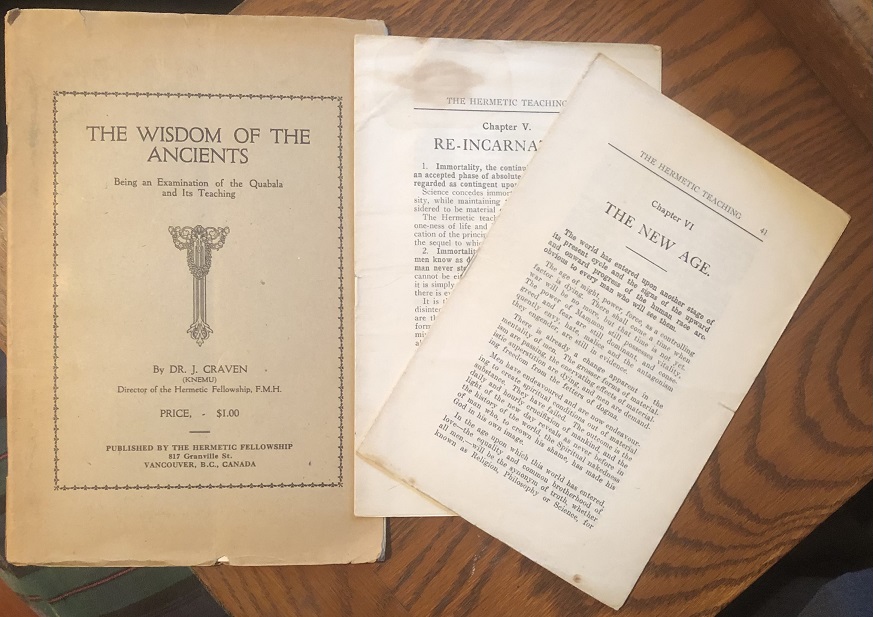 Image for The Wisdom of The Ancients. Being an Examination of the Quabala and Its Teaching. [Also: Re-Incarnation and The New Age].