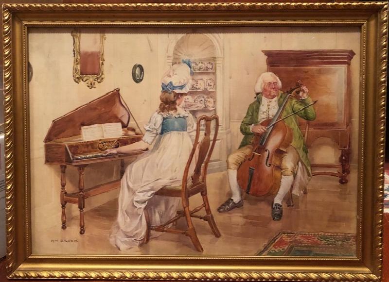Image for Original Watercolour Painting. "Domestic Tuning".