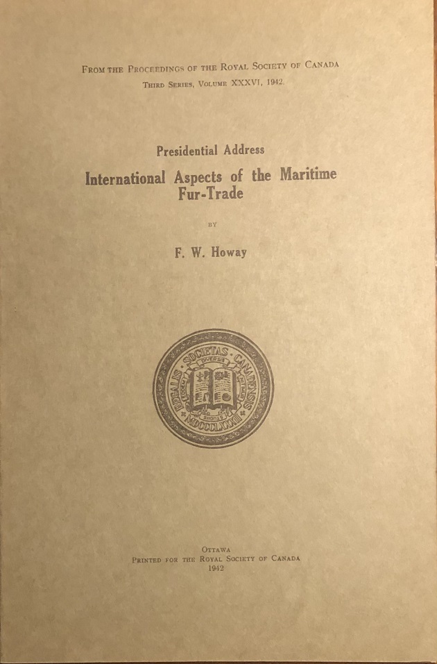 Image for International Aspects of the Maritime Fur Trade.