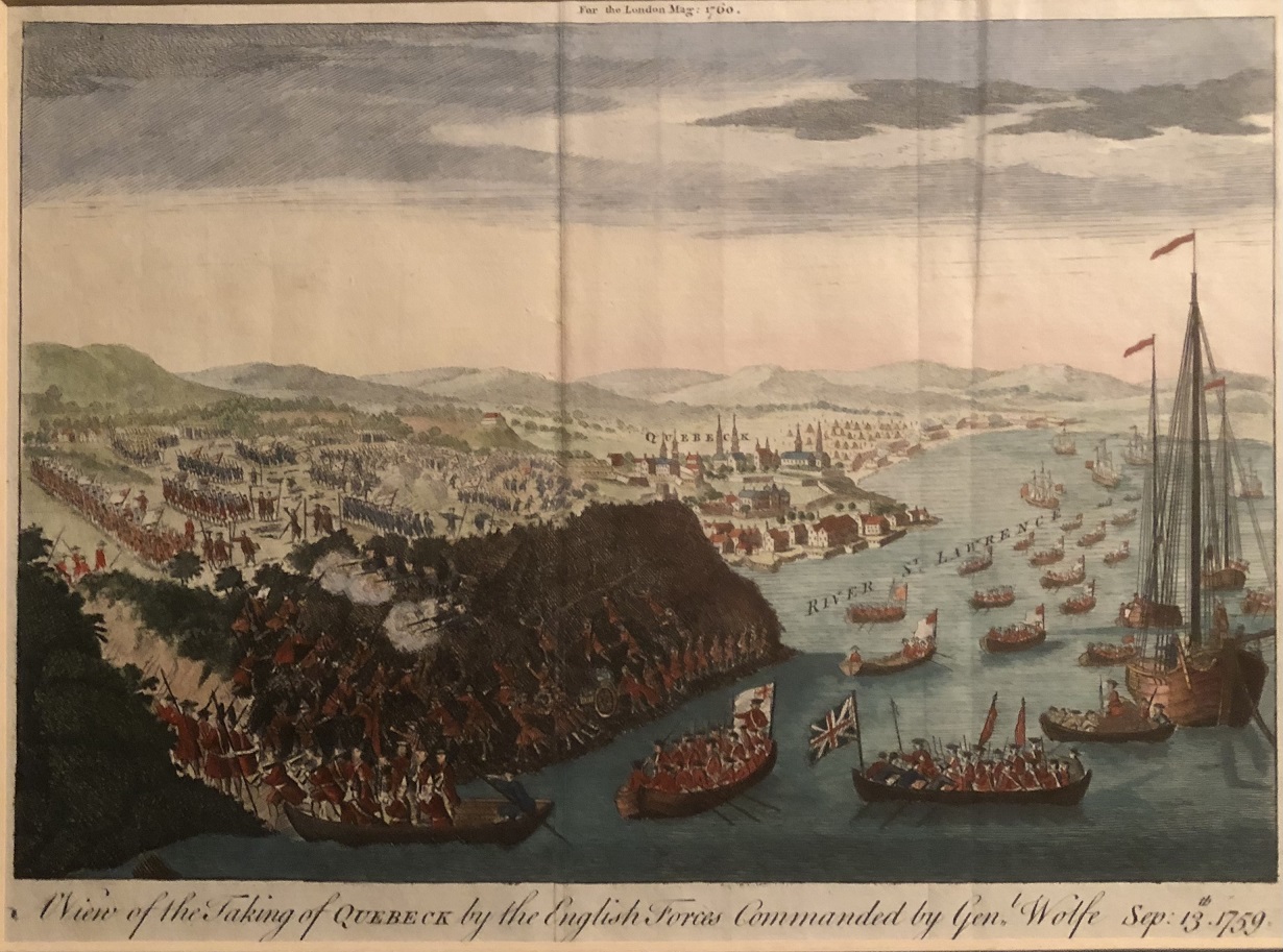 Image for A View of the Taking of Quebeck by the English Forces Commanded by Genl. Wolfe Sep 13th, 1759.