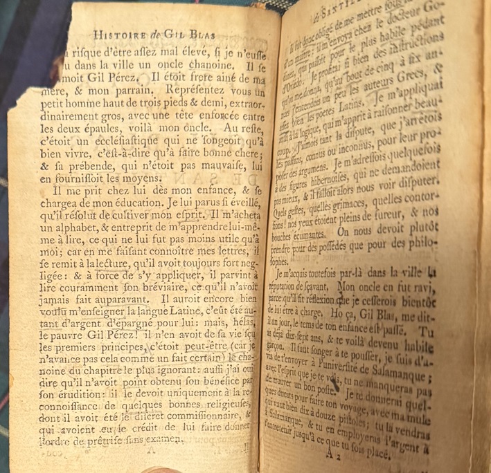Histoire de Gil Blas de Santillane. Nouvelle Edition, revue & corrigee. Avec Des Figures.