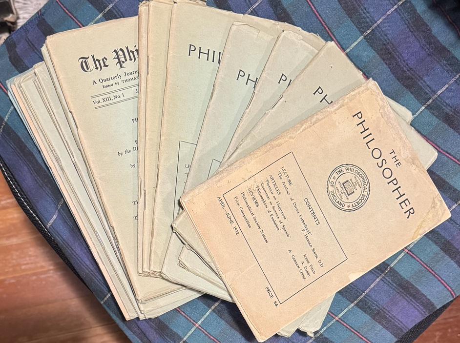 The Philosopher [later: The Philosopher. A Quarterly Journal of Practical Philosophy].