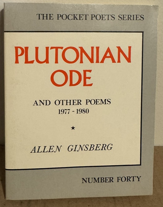 Plutonian Ode. Poems 1977-1980.
